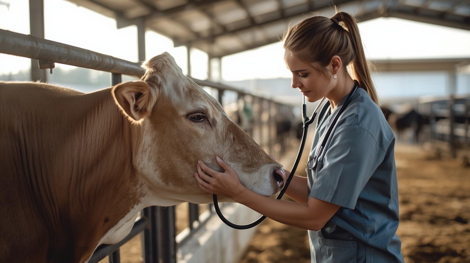 Equipe veterinária em workshop